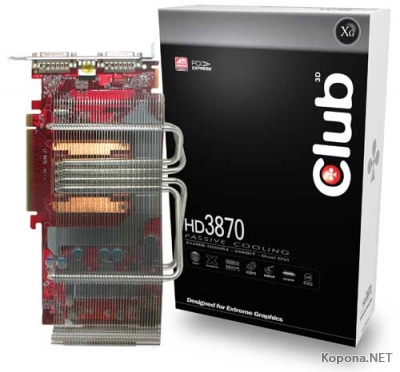 Club 3D HD 3870 Passive Heatpipe   