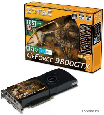 Zotac GeForce 9800 GTX AMP! Edition  