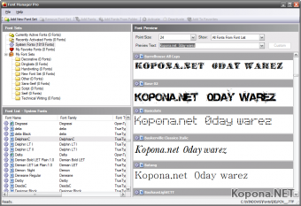 CheapShareware Font Manager Pro v1.0.0.0