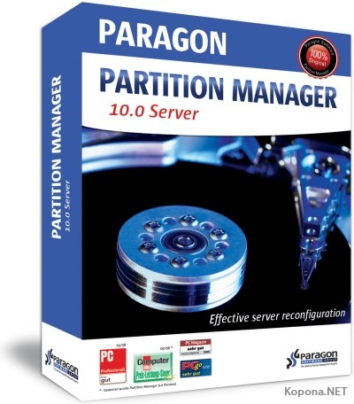 Paragon Partition Manager 10 - Bootable Iso