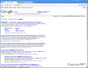 Google Chrome 2.0.172.31 Stable