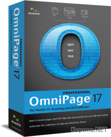 Nuance Omnipage v17.0 Professional Multilanguage *ISO*