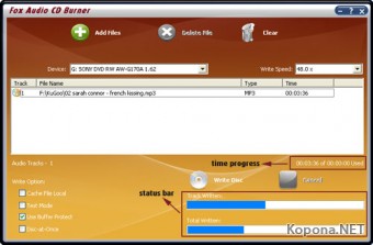 Fox Audio CD Burner 7.4.4.1