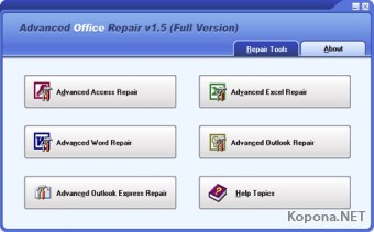 DataNumen Advanced Office Repair v1.5 retail *FOSI*