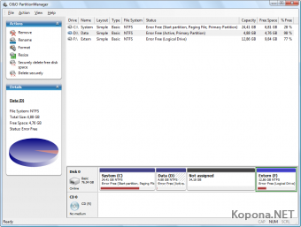 O&O PartitionManager Pro v2.7.740