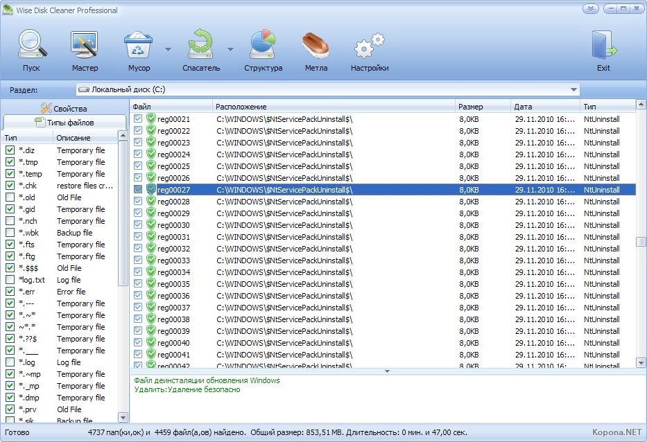 Wise Disk Cleaner 11.0.3.817 download the new for mac