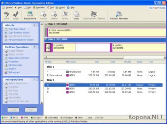 EASEUS Partition Master Professional v6.5.1 Retail *rG*