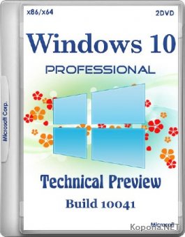 Windows 10 Professional Technical Preview Build 10041 by andreyonohov (x86/x64/RUS)