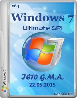 Windows 7 Ultimate SP1 IE11 G.M.A. 22.05.2015 (x64/RUS)