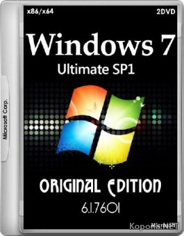 Windows 7 SP1 Ultimate x86/x64 Original Edition by Soul v.6.1.7601 (2015/RUS)